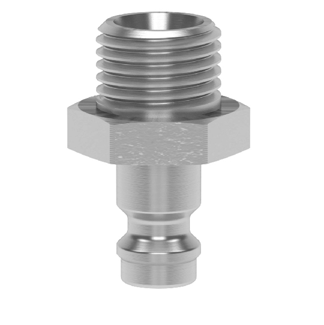 MINI-ES-STECKNIPPEL DN 5 G 1/4" AG, STAHL